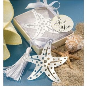Book Lovers Collection Metal Starfish Design Bookmark with Tassel (7 Available)